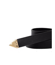 GUESS HEART Thin belt with heart buckle BLACK - Belts - 3