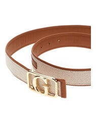 GUESS SEBINA Belt with canvas insert - Belts