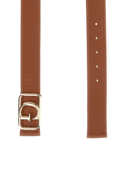 SEBINA Belt with canvas insert caramel multi - Belts