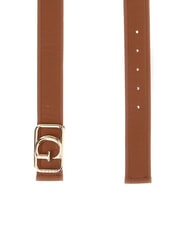 GUESS SEBINA Belt with canvas insert caramel multi - Belts - 3