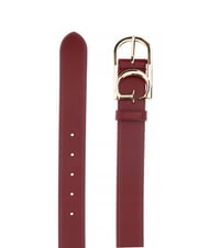 GUESS EVAINE Leather belt with G buckle - Belts