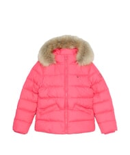 TOMMY HILFIGER TH  Down jacket with hood hot magenta - Baby Jackets - 3