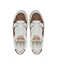 GUESS WINNO II Sneakers with 4G logo inserts Beige / Brown - Men’s shoes - 3