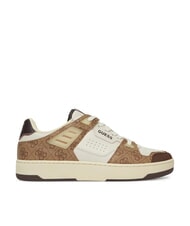 GUESS VINCENT Mixed leather sneakers - Men’s shoes