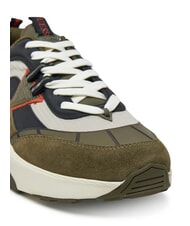 GUESS VALENCIA Running sneakers green black ivory king - Men’s shoes - 4