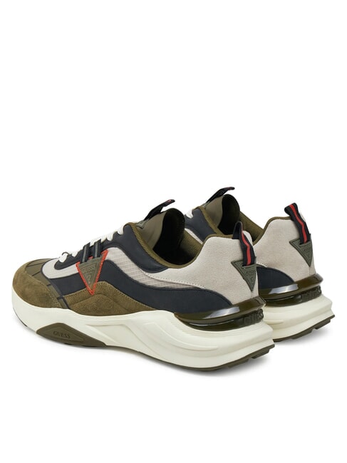 VALENCIA Running sneakers green black ivory king - Men’s shoes