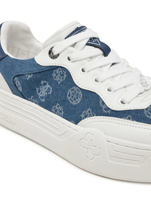 SWOLE2 Platform sneakers with denim inserts blue - Women’s shoes