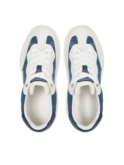 SWOLE2 Platform sneakers with denim inserts blue - Women’s shoes