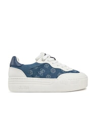 GUESS SWOLE2 Platform sneakers with denim inserts - Women&rsquo;s shoes