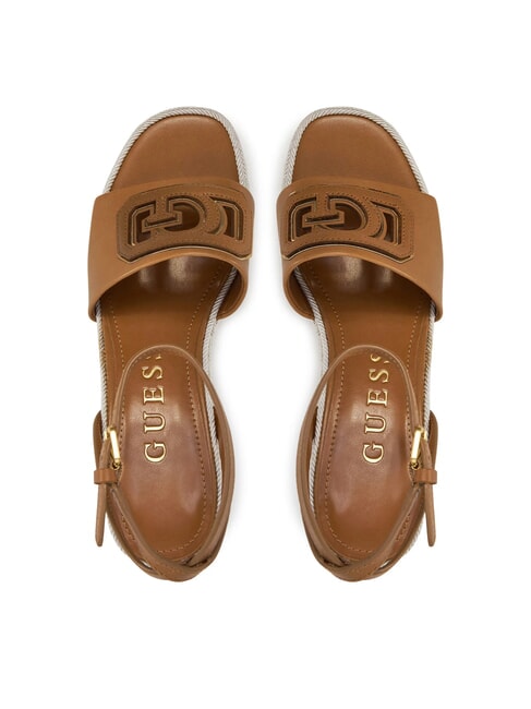 TANVEE High wedge espadrille sandals tan - Women’s shoes