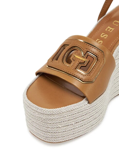 TANVEE High wedge espadrille sandals tan - Women’s shoes