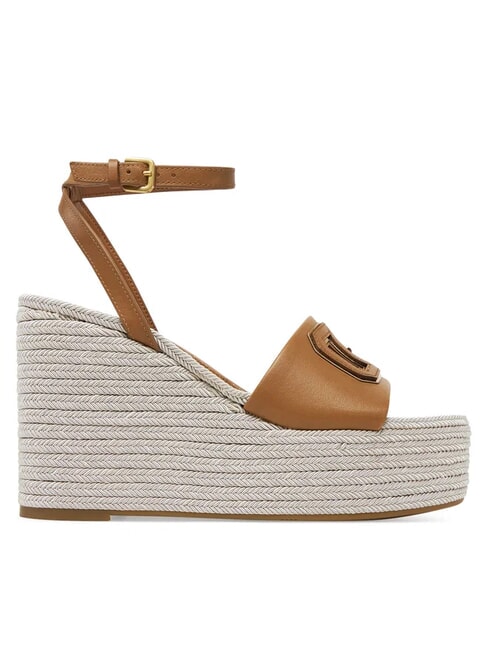 TANVEE High wedge espadrille sandals tan - Women’s shoes