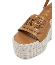 GUESS TANVEE High wedge espadrille sandals tan - Women’s shoes - 4