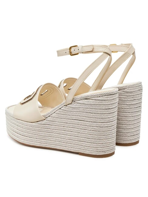 TANVEE High wedge espadrille sandals cream/gold - Women&rsquo;s shoes