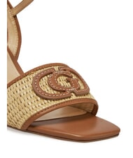 GUESS GANIKA High sandals with raffia band natural - Women&rsquo;s shoes - 4