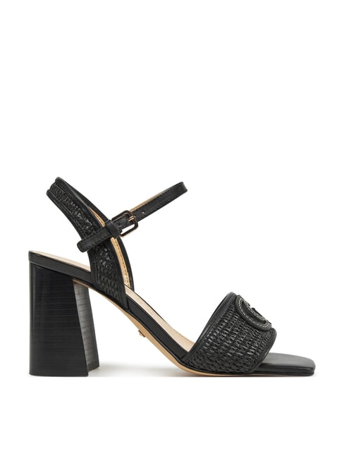 GANIKA High sandals with raffia band BLACK - Women&rsquo;s shoes