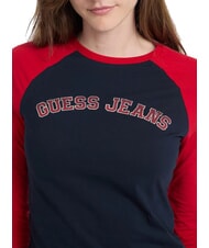 GUESS JEANS RAGLAN BLOCK Long-sleeved T-shirt with print daring ocean multi - T-shirt - 3
