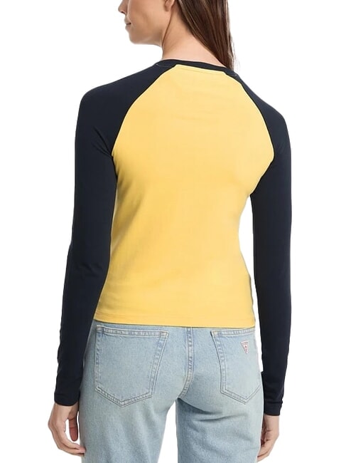 RAGLAN BLOCK Long-sleeved T-shirt with print banana yogurt multi - T-shirt