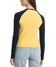 GUESS JEANS RAGLAN BLOCK Long-sleeved T-shirt with print banana yogurt multi - T-shirt - 2