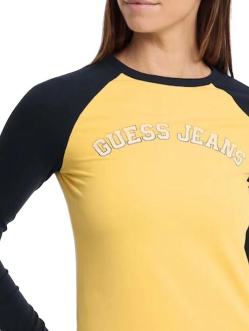 RAGLAN BLOCK Long-sleeved T-shirt with print banana yogurt multi - T-shirt