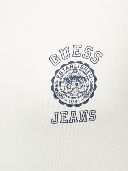 LOGO STAMP Slim fit short sleeve T-shirt pure white heather - T-shirt