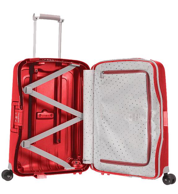 Trolley Line S'CURE crismond red - Hand luggage