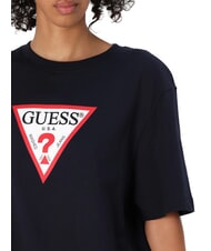 GUESS JEANS ICONIC Relaxed fit short sleeve T-shirt daring ocean - T-shirt - 3