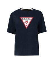 GUESS JEANS ICONIC Relaxed fit short sleeve T-shirt daring ocean - T-shirt - 4