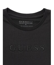 GUESS KIDS Short-sleeved T-shirt with logo embroidery jetbla - Child T-shirt - 3