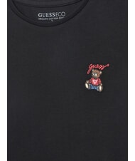 GUESS KIDS Short-sleeved T-shirt with teddy bear jetbla - Child T-shirt - 3