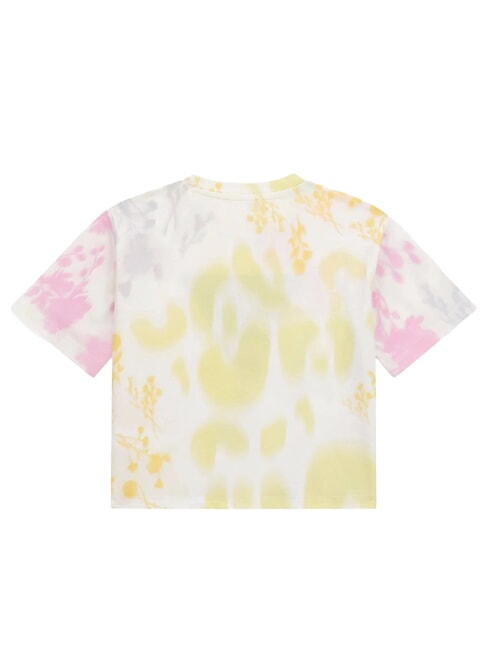 KIDS MIDI Printed short-sleeved T-shirt shaded flower big ao - Child T-shirt