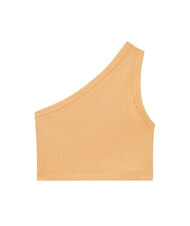 GUESS KIDS GARMENT Ribbed one-shoulder top - Child T-shirt