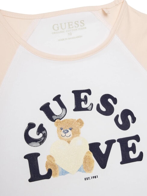 KIDS MIDI Printed armhole T-shirt purwhite - Child T-shirt