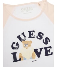 GUESS KIDS MIDI Printed armhole T-shirt purwhite - Child T-shirt - 3