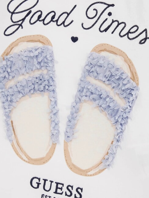 KIDS Cropped fit short sleeve t-shirt secret blue - Child T-shirt