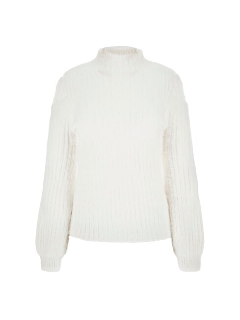 FUZZY TAKARA High neck cut out sweater dovwhi - Women's Sweaters