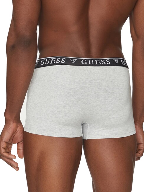 LOGO CLASSIC 5 multicolored boxers blk wht grey lava ol - Men's briefs
