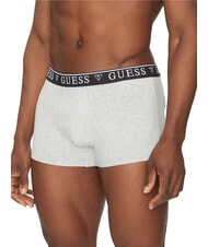 GUESS LOGO CLASSIC 5 multicolored boxers blk wht grey lava ol - Men's briefs - 2