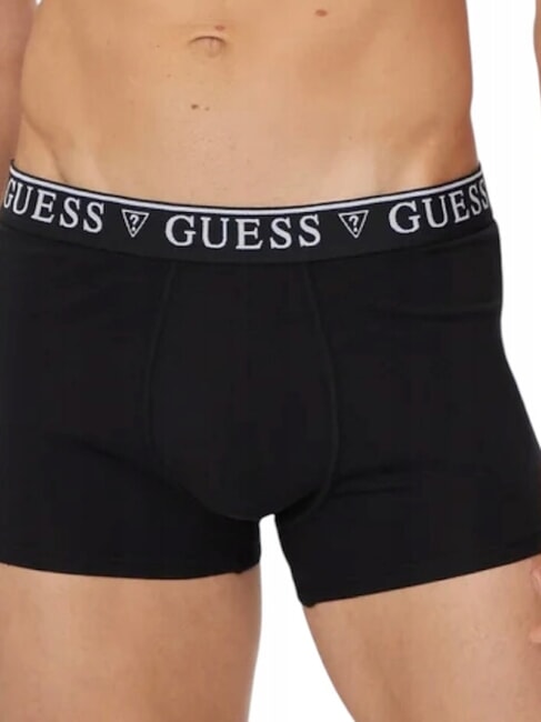 LOGO CLASSIC 5 multicolored boxers blk wht melange lava - Men's briefs