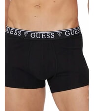 GUESS LOGO CLASSIC 5 multicolored boxers blk wht melange lava - Men's briefs - 2