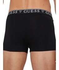 GUESS LOGO CLASSIC 5 multicolored boxers blk wht melange lava - Men's briefs - 3