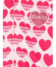GUESS KIDS ACTIVE Girls' sweatshirt and trousers set hearts desire - Rompers and baby outfits - 3