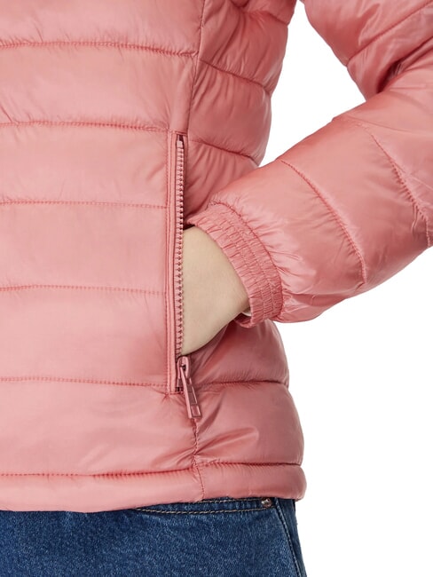 PACKABLE Lightweight down jacket with hood slight pink - Women's down jackets