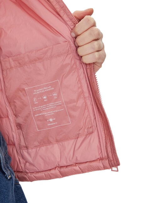 PACKABLE Lightweight down jacket with hood slight pink - Women's down jackets