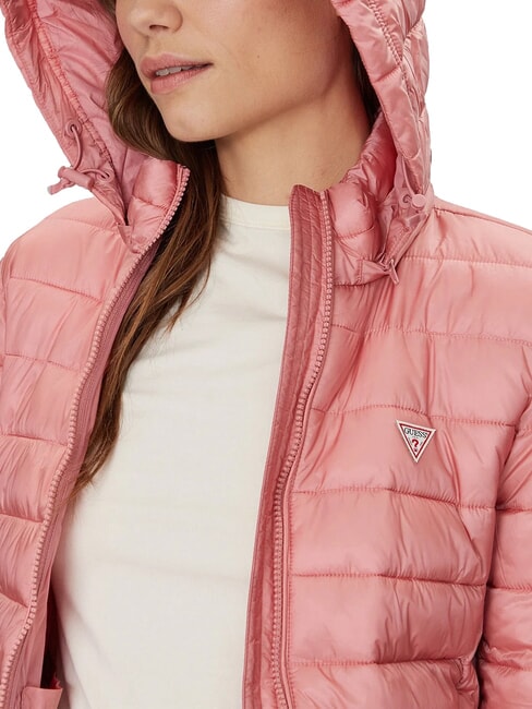 PACKABLE Lightweight down jacket with hood slight pink - Women's down jackets