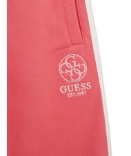 GUESS KIDS ACTIVE Jogger tracksuit trousers with side stripes juicy pink - Children's tracksuits - 4