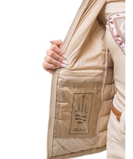 GUESS JEANS PACKABLE Lightweight down jacket with hood safari tan - Women's down jackets - 5