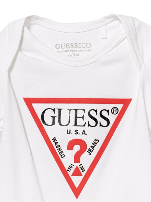 KIDS Baby short-sleeved bodysuit purwhite - Rompers and baby outfits