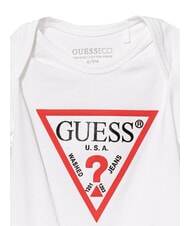 GUESS KIDS Baby short-sleeved bodysuit purwhite - Rompers and baby outfits - 3
