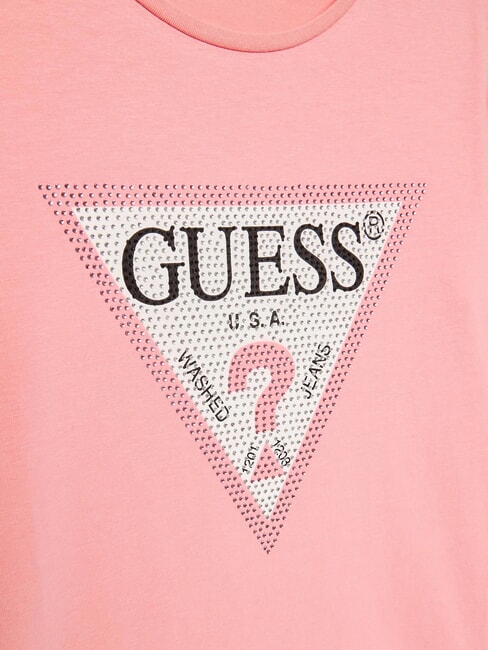 KIDS Long-sleeved T-shirt with rhinestones sweet pink - Child T-shirt